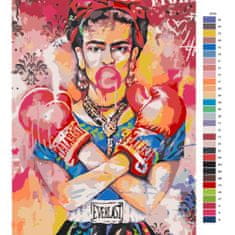 Malujsi Maľovanie podľa čísel - Frida Kahlo - 80x120 cm, bez dreveného rámu