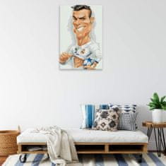 Malujsi Maľovanie podľa čísel - Cristiano Ronaldo - 40x60 cm, bez dreveného rámu