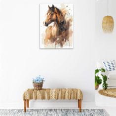 Malujsi Maľovanie podľa čísel - Statný žrebec - 30x40 cm, bez dreveného rámu