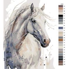 Malujsi Maľovanie podľa čísel - Indiánsky kôň - 30x40 cm, bez dreveného rámu