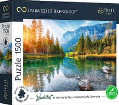 Trefl Puzzle UFT Wanderlust: Na úpätí Álp, Jazero Hintersee, Nemecko 1500 dielikov