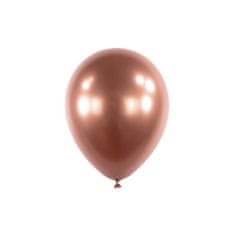 Amscan Balóny ružovo-zlaté saténové 12cm 100ks