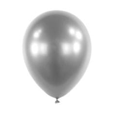 Amscan Balóny strieborné saténové 27,5cm 50ks