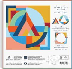 Galison Štvorcové puzzle Frank Lloyd Wright: Organická geometria 500 dielikov