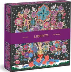 Galison Štvorcové puzzle Liberty: Vianočný strom života 500 dielikov