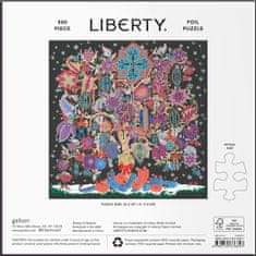 Galison Štvorcové puzzle Liberty: Vianočný strom života 500 dielikov