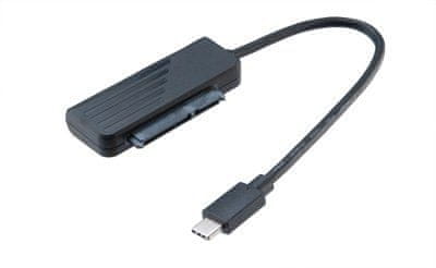 Akasa USB type-C adaptér pre 2,5" HDD a SSD 20 cm