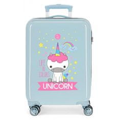 Jada Toys Luxusný ABS cestovný kufor UNICORN Green, 55x38x20cm, 34L, 4741466 (small)