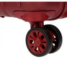 Jada Toys MOVOM Wood Red, Škrupinový cestovný kufor, 55x40x20cm, 38L, 5319166 (small)
