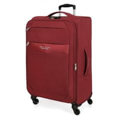 Jada Toys Textilný cestovný kufor ROLL ROAD ROYCE Red / Červený, 66x43x26cm, 64L, 5019224 (medium)