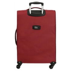 Jada Toys Textilný cestovný kufor ROLL ROAD ROYCE Red / Červený, 66x43x26cm, 64L, 5019224 (medium)