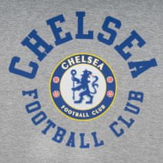 FAN SHOP SLOVAKIA Mikina Chelsea FC, šedá, cez hlavu, kapucňa | M