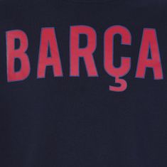 FAN SHOP SLOVAKIA Mikina FC Barcelona, tmavo modrá, cez hlavu | M