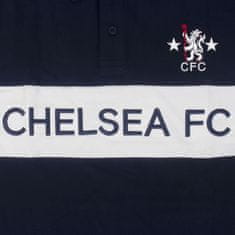 FAN SHOP SLOVAKIA Polo Tričko Chelsea FC, modrá a biela, bavlna | S