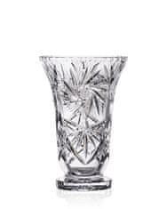 Bohemia Crystal Ručne brúsená váza Veterník 255mm