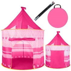 MG Princess Tent detský stan 105 x 135 cm, ružový