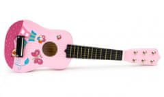 EcoToys Gitara pre deti ružová