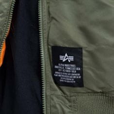 Alpha Industries  Pánska Zimná bunda Obojstranna Zelená M