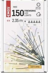 EMOS LED svetelná reťaz – svietiace trsy, nano, 2,35 m, vnútorná, teplá biela, časovač