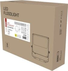 EMOS LED reflektor ASIMO asymmetric 100W, černý, neutrální bílá