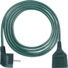 EMOS Prodlužovací kabel 2 m / 1 zásuvka / zelený / PVC / 1 mm2