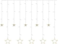 EMOS LED vánoční závěs – hvězdy, 185x105 cm, vnitřní, teplá bílá