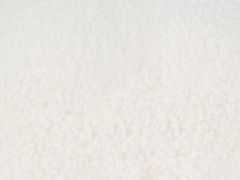 Beliani Dekoratívny vankúš z buklé 28 cm biely MUNCHKIN