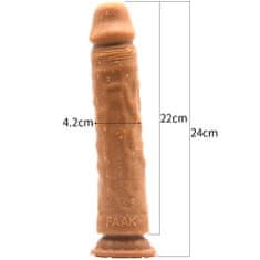 Xcock Extra dlhé silikónové dildo pre potešenie - penis s prísavkou