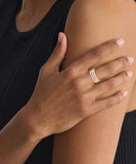 Calvin Klein Slušivá sada oceľových prsteňov 35000509 (Obvod 52 mm)