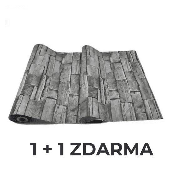 Sweetbuy Samolepiaca 3D tapeta 1 + 1 ZDARMA〡BRICK WALL