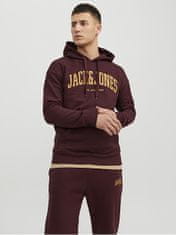 Jack&Jones Pánska mikina JJEJOSH Relaxed Fit 12236513 Port Royale (Veľkosť L)