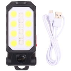 Kaxl Svietidlo nabíjacie pracovné COB LED, 2,2 Ah, magnet, USB ZD91