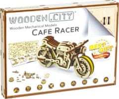 Wooden city 3D puzzle Motorka Café Racer 85 dielov