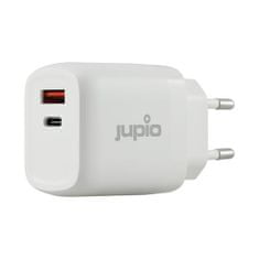 Jupio Adaptér Dual USB GaN Charger 30W - zásuvka/USB + USB-C