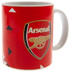 FAN SHOP SLOVAKIA Hrnček Arsenal FC, červený, biele ucho, 300 ml