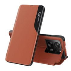 Techsuit Elegantné knižkové puzdro View Case pre Xiaomi 13T/13T Pro - Oranžová KP30083