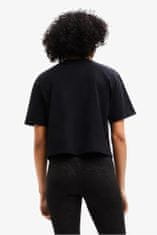 Desigual  Dámske tričko WATER čierne Čierna XS Tričko s krátkym rukávom