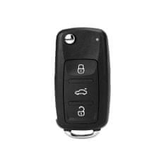 Techsuit Puzdro na kľúče od auta - VW Passat (B5, B6)/Skoda/Seat - Biela KP29219