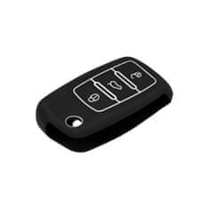 Techsuit Puzdro na kľúče od auta - VW Passat (B5, B6)/Skoda/Seat - Biela KP29219