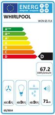Whirlpool Vstavaný odsávač pár WCN 65 FLX