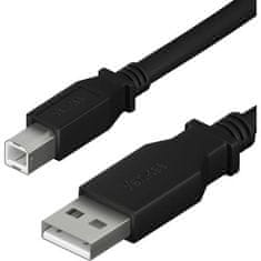 Yenkee USB kabel YCU 015 BK USB A/B Tiskárna 1,5m