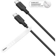 Yenkee USB kabel YCU C115 BK SILIC USB C-C / 1,5m