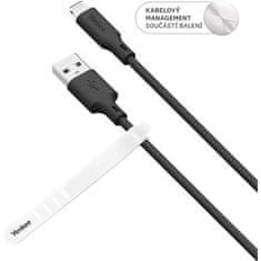 Yenkee USB kabel YCU 615 BK SILIC MFi - USB A /1,5m