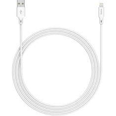 Yenkee USB kabel YCU 615 WH SILIC MFi - USB A /1,5m