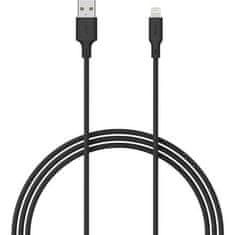 Yenkee USB kabel YCU 615 BK SILIC MFi - USB A /1,5m