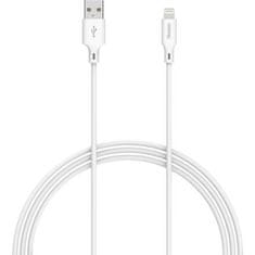 Yenkee USB kabel YCU 615 WH SILIC MFi - USB A /1,5m