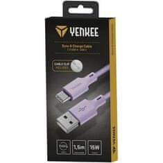 Yenkee USB kabel YCU 315 PE SILIC USB A-C / 1,5m