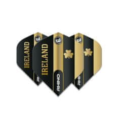 Winmau Letky Rhino Black & Gold Flag - Ireland W6905.203