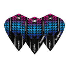 Winmau Letky Prism Alpha - Black, Blue & Purple - Kite W6907.108