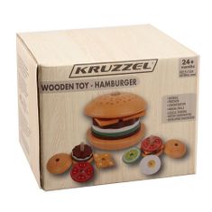 Kruzzel drevený hamburger